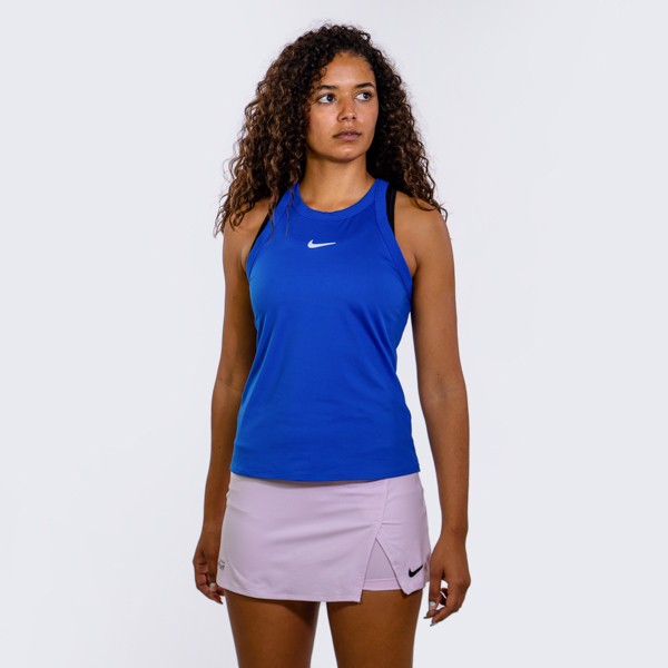 Modernizar Avanzar Estudiante Nike Camiseta Tirantes Azul Mujer