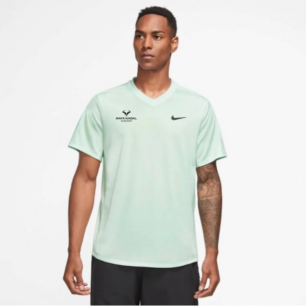Rafa Nadal Academy Camiseta Verde Tenis Hombre