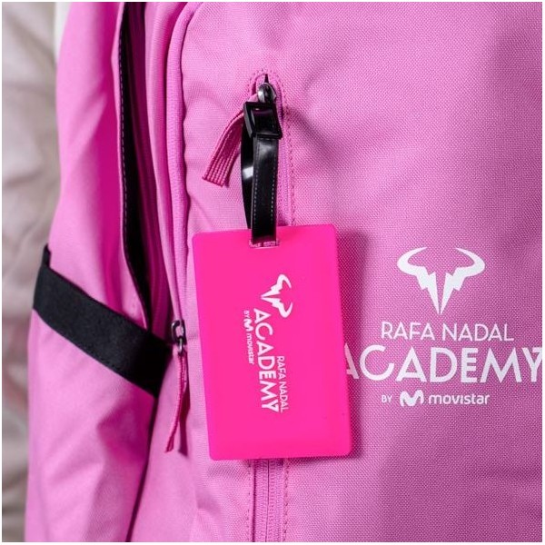 Rafa Nadal Academy Pink Luggage Identifier